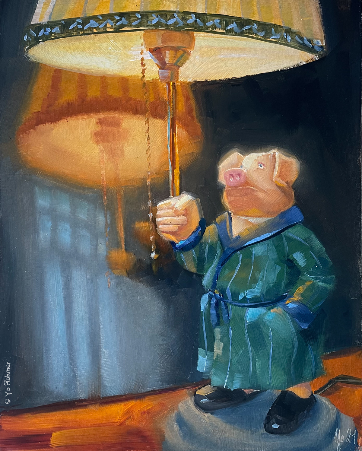 Schweinelampe_gemalt