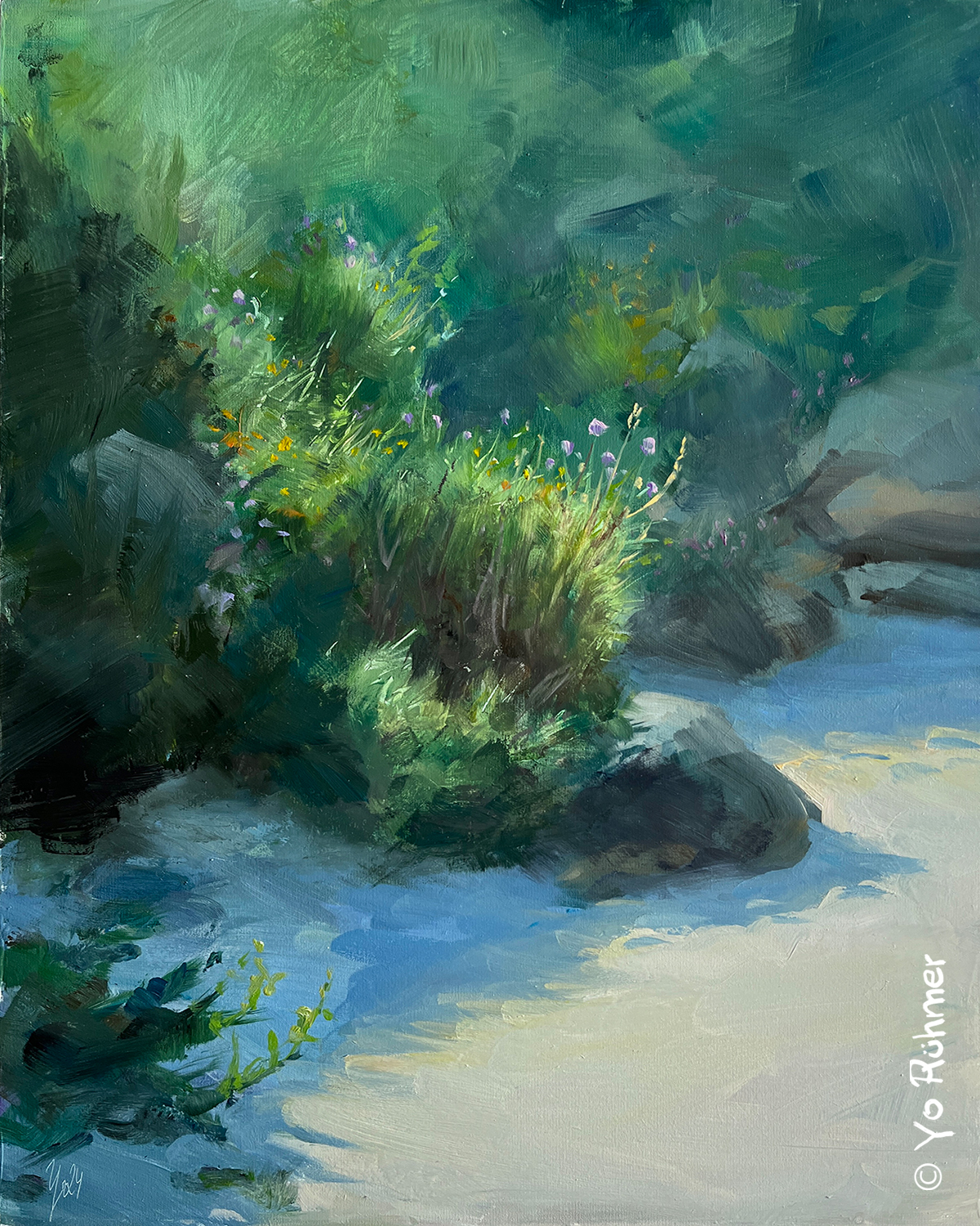 Blumen-Düne-gemalt-Ölbild-pleinairmalerei-1286