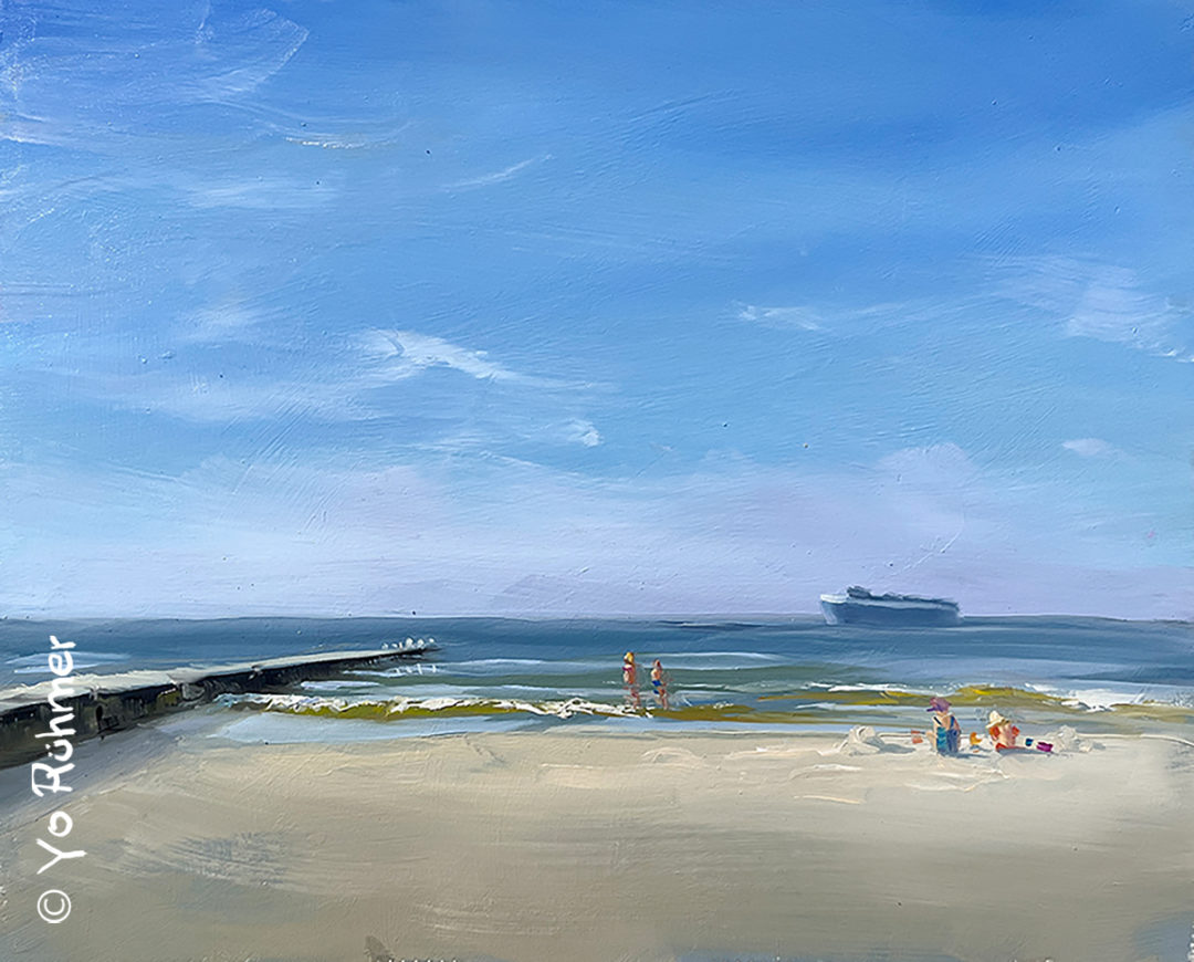 Borkum-Strand-Ölbild-Pleinairmalerei-1314