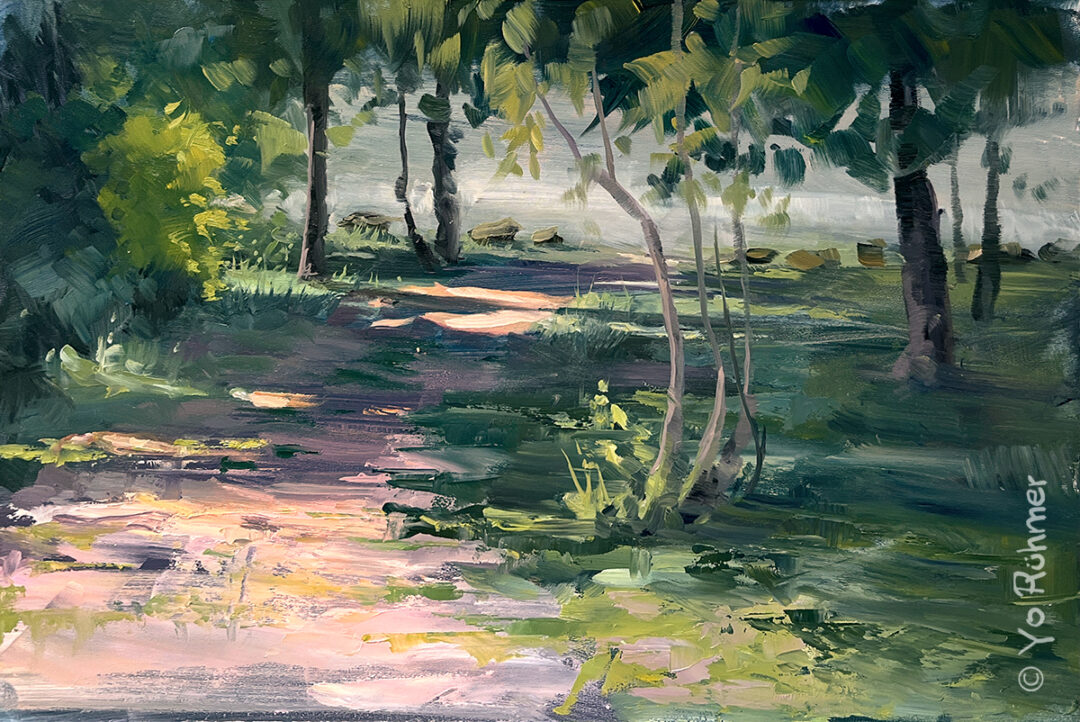 Waldweg-Ölbild_pleinairmalerei-1401