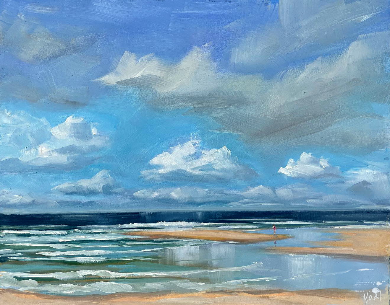 Atlantikueste-oelbild-pleinairmalerei-919