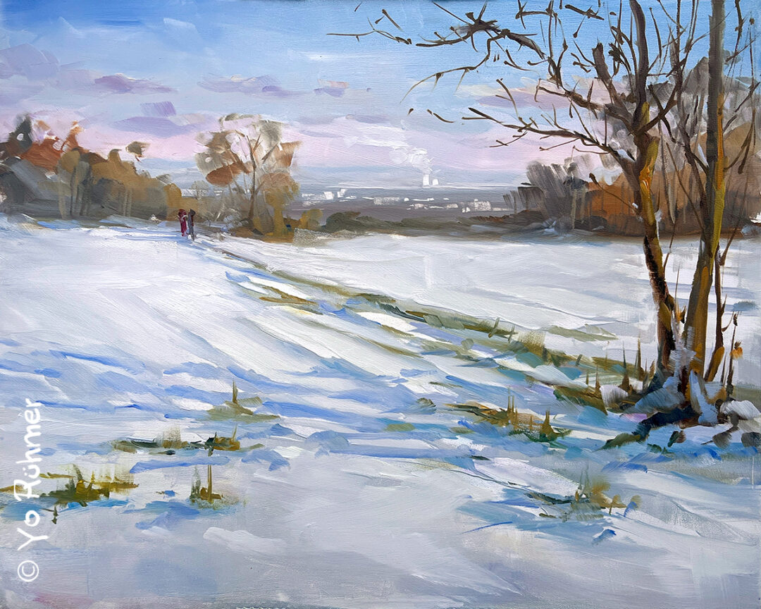 Schneefeld_Ölmalerei_pleinair_1486