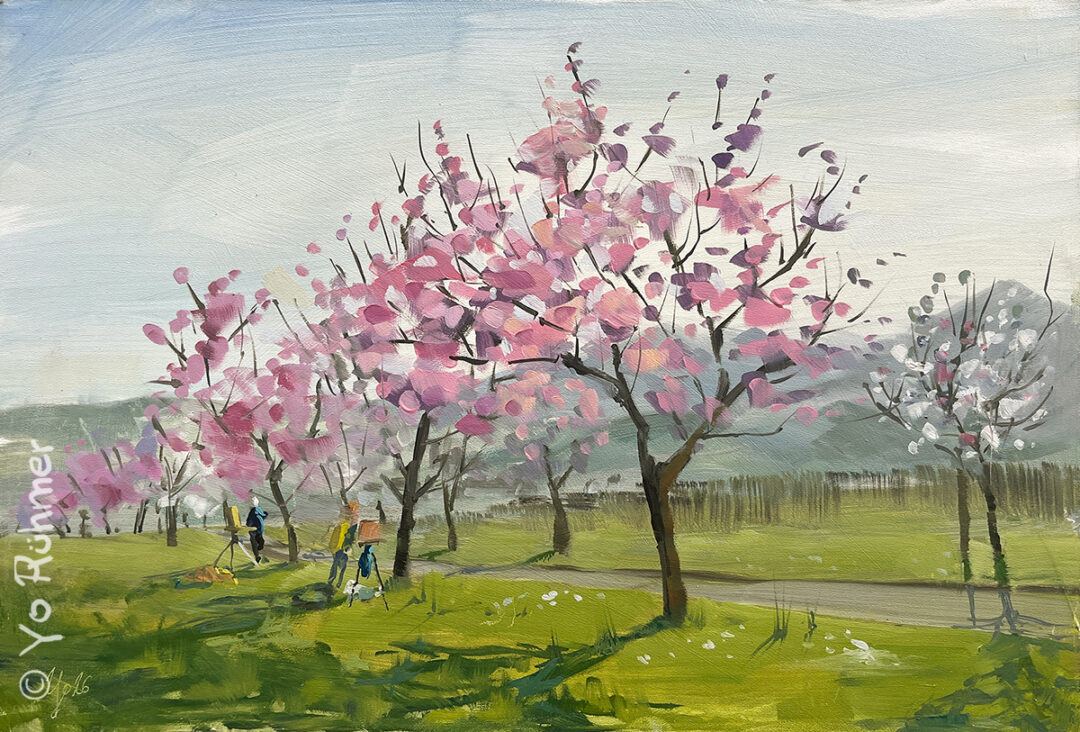 Mandelblüte_Pfalz_ölbild_pleinairmalerei_1498