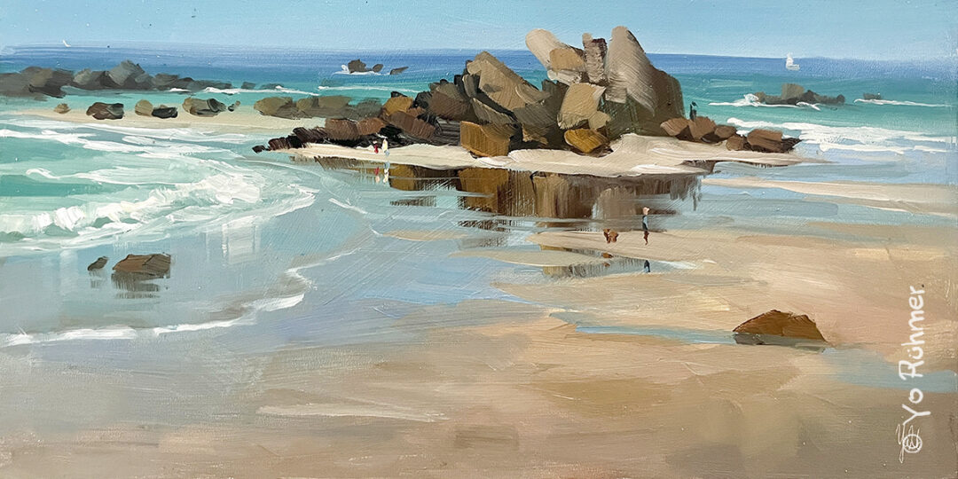 Bretagne–Ebbe_Kerfissien_Ölbild_pleinairmalerei_1528