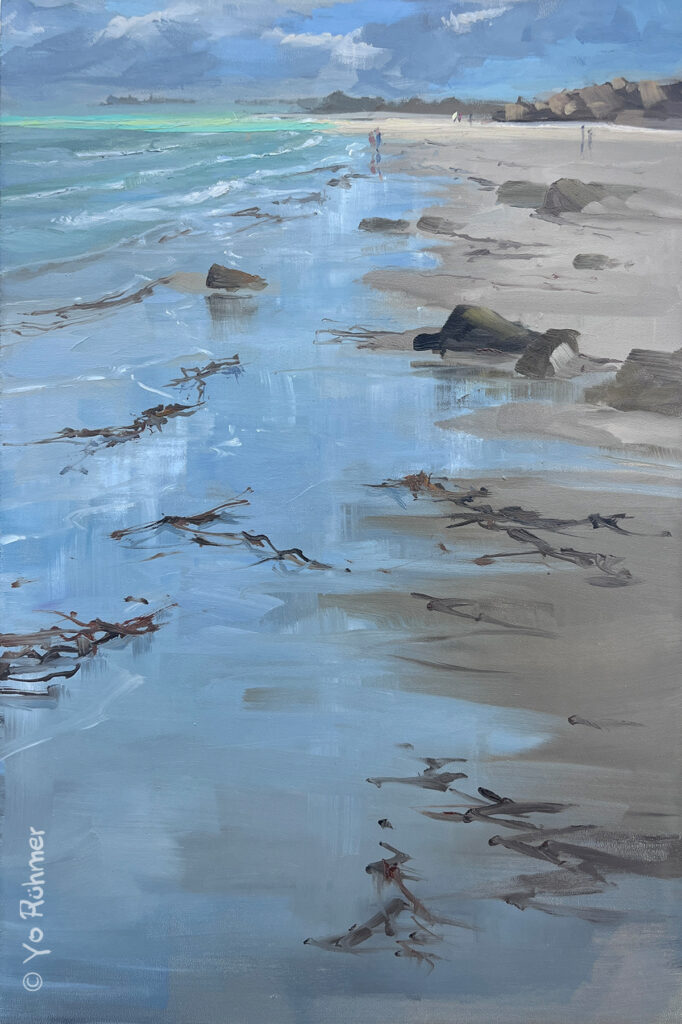 Bretagne–Strand_Ölbild–pleinairmalerei-1524