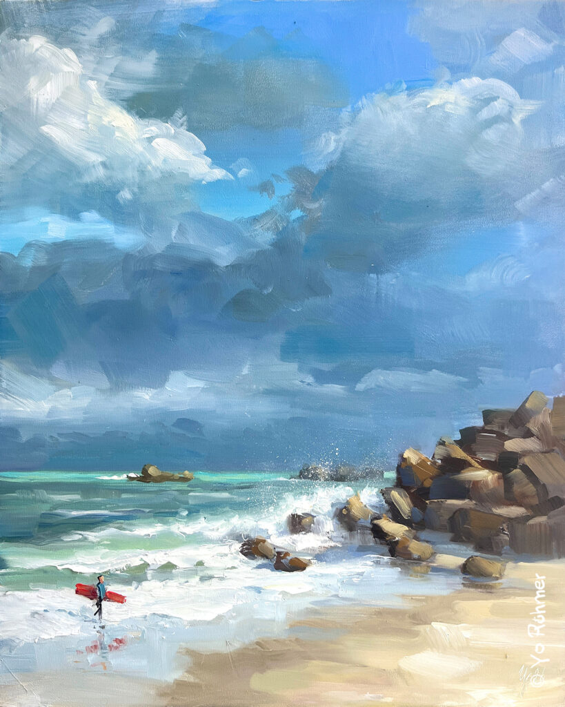 Bretagne–peinture-sur-le-motif-Kerfissien_Pleinairmalerei–1519