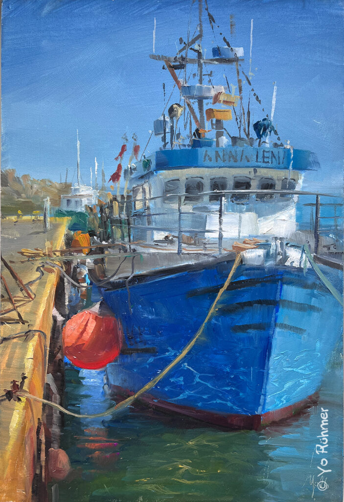Fischerboot_Ostsee-Kühlungsborn_Ölbild_pleinairmalerei-1510