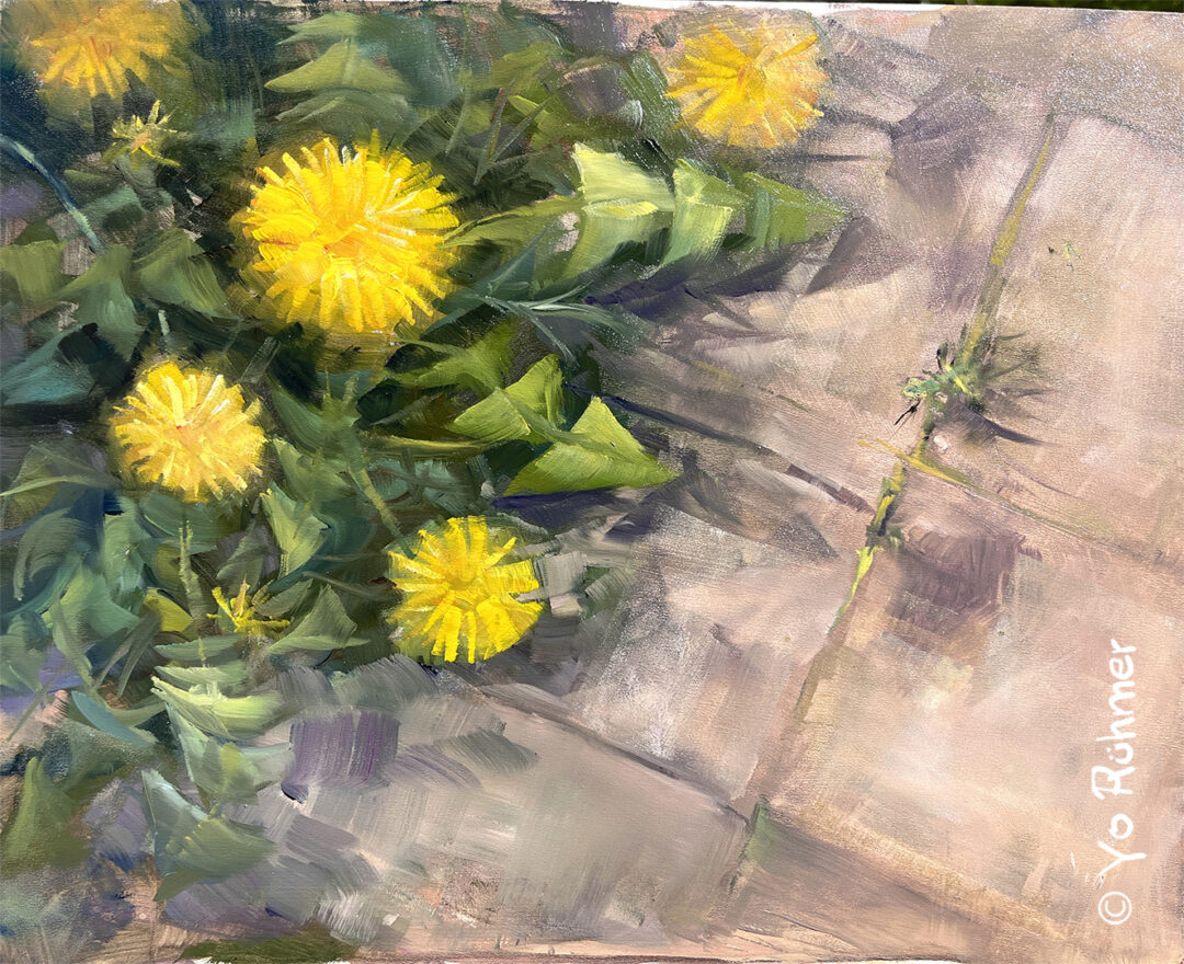 Löwenzahn_ölbild_pleinairmalerei_1506